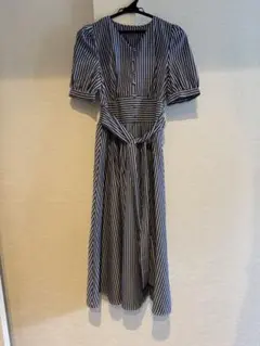 tocco closet ストライプ柄 半袖ワンピース Mサイズ