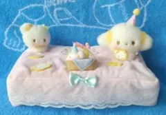 こぎみゅん こぎみょん ティッシュケース　パーティー　ぬいぐるみ サンリオ こぎみゅん こぎみょん インテリア レア 希少ティッシュ