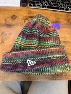 マルチカラーニット帽