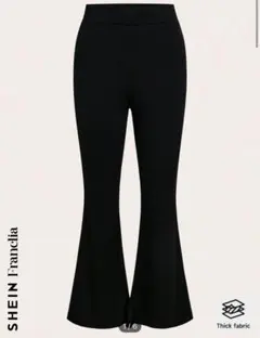 フレアパンツ 黒 XS