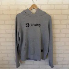 Subciety グレー フード付きパーカー
