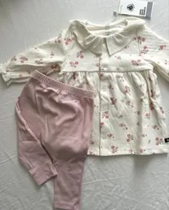 【新品タグ付】プチバトー ワンピース＋レギンスセット(6M,67cm)