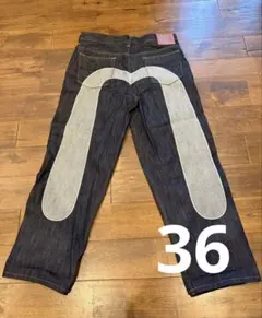 PALACE EVISU P90 Baggy Jean Indigo 34 新品 - メルカリ