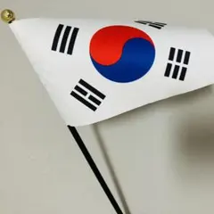韓国国旗1本(専用吸盤付き) ミニフラッグ　Kpopアイドル　旅行