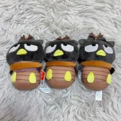 Sanrio はぴだんぶい むしの王者マスコット ぬいぐるみ　バッドばつ丸　3つのサムネイル