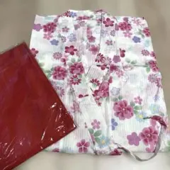 ゆー様専用✳︎No.77 キッズ　浴衣　120cm 西松屋　子供用花柄ゆかたセット