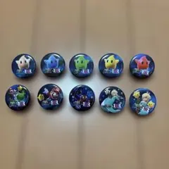 サーティワン スーパーマリオギャラクシー 缶バッジ 10種コンプリートセット