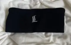 LAGUAGEM ラグアジェム 黒いリブ編み ヘアバンド 新品 未使用