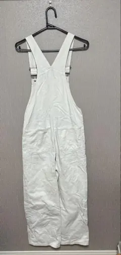 GU ホワイトオーバーオール 約30cm幅