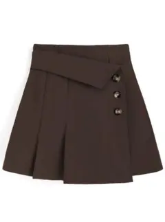 GRL インパン裏地付きアシンメトリーミニスカート tu725