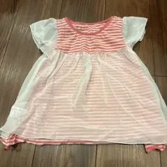 any FAM リバーシブルボーダーシフォン Tシャツ 120cmのサムネイル