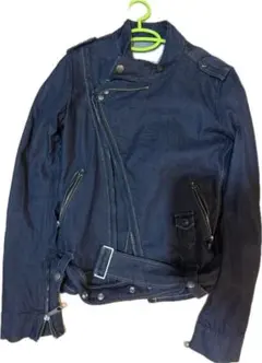 00s DIESEL デニム ライダースジャケットのサムネイル