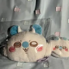 【ちいかわ】モモンガ　ふわふわフェイスポシェット & ミニキャラメルポーチセット