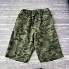 ハーフパンツ　迷彩柄 120cm
