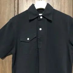 POST OʼALLS ポロシャツ M 黒 胸ポケットのサムネイル