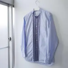COMME des GARCONS SHIRT 格子拼接襯衫