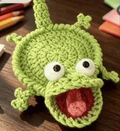トカゲ　コースター ハンドメイド
