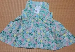 H&M 花柄ノースリーブワンピース 92