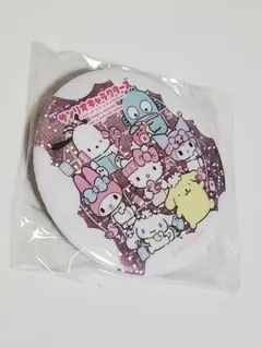 サンリオ キラキラBIG缶バッジ キャラ集合ver