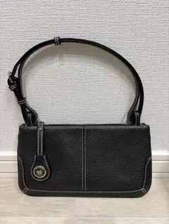 【美品】　ドゥーニーアンドバーク ハンドバッグ　レザー　黒　ヴィンテージのサムネイル