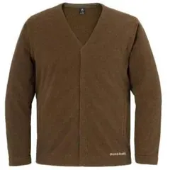 【新品未使用】 モンベル シャミース カーディガン Men's　Ｌ