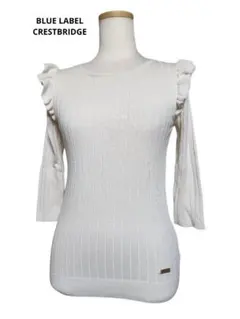 BLUE LABEL CRESTBRIDGE 7分袖ニット 38