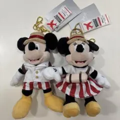 ミッキー、ミニー/プラッシュキーチェーン/羽田空港限定/ぬいぐるみ