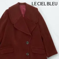 LE CIEL BLEU ルシェルブルー ビッグカラー ネオチェスターコート