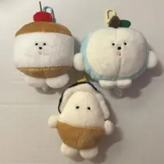 求心フレンズ ぬいぐるみキーホルダー 牡蠣フライ マリトッツォ 青リンゴ