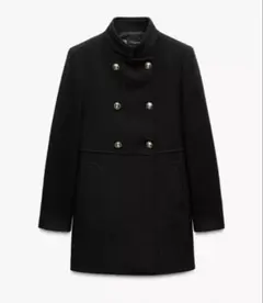 美品☆ZARA ダブルブレストコート XS