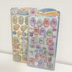 《正規品》おぱんちゅうさぎ んぽちゃむ うるちゅるPOPシール ２枚セット