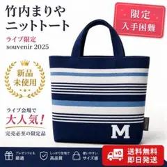 【新品・未使用】まりや★ニットトートバック☆ライブ会場購入！希少です！