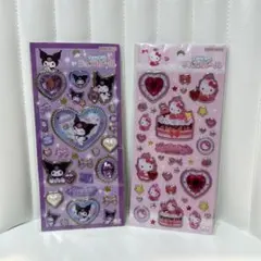 【正規品】キラキラジュエルシール クロミ ハローキティ くろみちゃん 2点セット