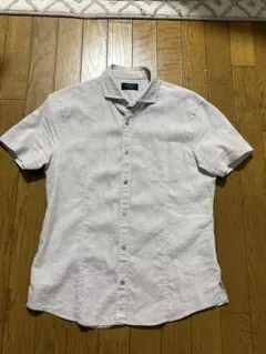 EPOCA UOMO 麻半袖シャツ ベージュ系46のサムネイル
