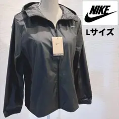 【新品】NIKE ナイロン ランニング ジャケット ウィンドブレーカー L 黒
