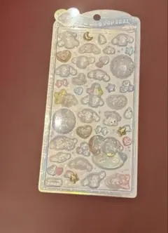 正規品　うるちゅるポップシール　シナモンロール