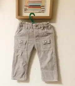 BeＢe コーデュロイパンツ グレー サイズ 90