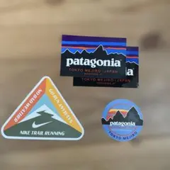 NIKE パタゴニア　ステッカー