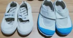 上靴2足セット　15.0センチ　教育バレー　パワーシューズ　コムサ