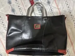 SEAL シール タイヤチューブ ショルダーバックブラック レッド　ジャンク品！のサムネイル