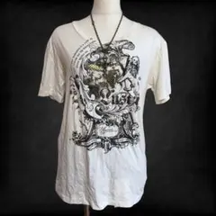 00's goaフェザープリントTシャツvkei archiveお兄系LGB - メルカリ