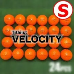 【S04】Titleist VELOCITY 20年 橙 ロストボール　24球のサムネイル