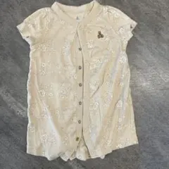baby gap 花柄ロンパース 3-6ヶ月　ベア　くま　おしりくまさん