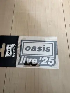 oasis ステッカー Live’25（Black）