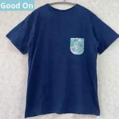 Good On グッドオン USA コットン 手染め インディゴ Tシャツ Sのサムネイル