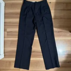 メンズ スラックス ネイビー タック入り