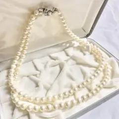 アコヤ本真珠ネックレス　silver パール　necklace jewelry