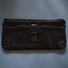 Dakota ブラック レザー長財布