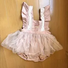 cottoliワンピースエプロン風ロンパース