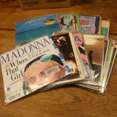 洋楽レコードセット 20枚　ep Madonnna, Saga まとめて